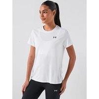 Under Armour Womens Training Tech Short Sleeve Crew Neck T-Shirt - White
