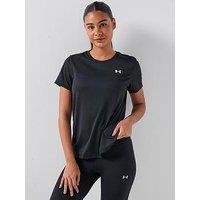 Under Armour Womens Training Tech Short Sleeve Crew Neck T-Shirt - Black