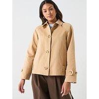 Jdy Donna Tab Detail Jacket - Brown