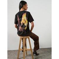 Allsaints Blaze Short Sleeve Boyfriend Fit T-Shirt - Black