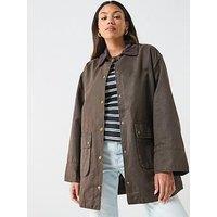 Jdy Ruby Coated Jacket - Brown