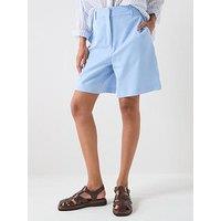 Vero Moda Zelda High Waist Loose Shorts - Blue