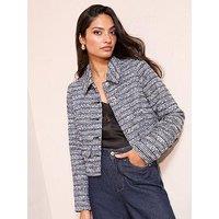 Friends Like These Boucle Trophy Jacket - Blue