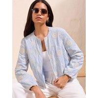 Friends Like These Bomber Jacket - Blue