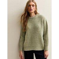 New Look Chunky Oversized Jumper - Green