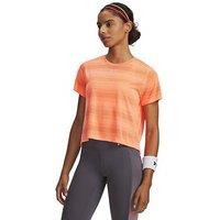 Under Armour Womens Running Launch Short Sleeve T-Shirt - Orange