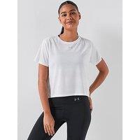 Under Armour Womens Running Launch Short Sleeve T-Shirt - White