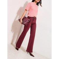 Friends Like These Everyday Wide Leg Jean - Red