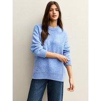 New Look Chunky Oversized Jumper - Blue