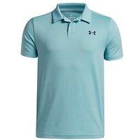 Under Armour Junior Boys Golf Matchplay Short Sleeve Polo - Blue