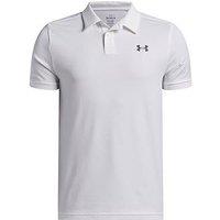 Under Armour Junior Boys Golf Matchplay Short Sleeve Polo - White