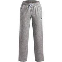 Under Armour Junior Boys Training Rival Terry Pant - Grey