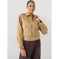 Aware Vmsoffycallie Short Zipped Jacket - Kelp