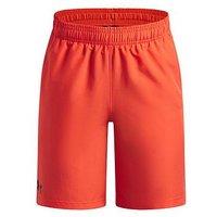 Under Armour Junior Boys Training Tech Woven Short - Red