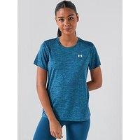 Under Armour Womens Training Tech Short Sleeve Crew Neck T-Shirt - Blue