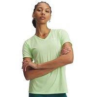 Under Armour Womens Training Tech Short Sleeve V Neck T-Shirt - Green