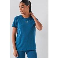 Under Armour Womens Rival Knit Short Sleeve T-Shirt - Blue