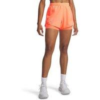Under Armour Womens Running Fly By 2-In-1 Short - Orange