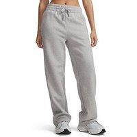 Under Armour Womens Rival Straight Leg Fleece Pants - Grey