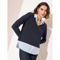 Friends Like These 2 In1 Jersey Jumper- Navy