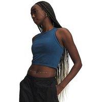 Under Armour Womens Cotton Seamless Tank - Blue