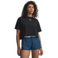 Under Armour Womens Rival Short Sleeve T-Shirt - Black