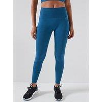 Under Armour Womens Cotton Seamless Legging - Blue