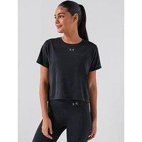 Under Armour Womens Running Launch Short Sleeve T-Shirt - Black