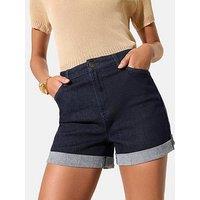 Friends Like These Boyfriend Denim Short - Blue