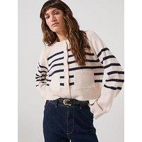 Jdy Long Sleeve Cropped Cardigan - White