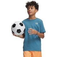 Under Armour Junior Boys Training Left Chest Short Sleeve T-Shirt - Blue