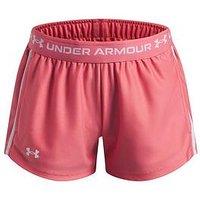 Under Armour Junior Girls Training Tech Play Up Short - Pink