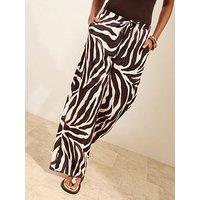 Friends Like These Zebra Crinkle Trouser