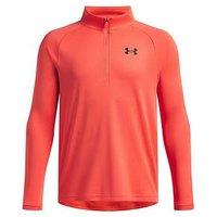 Under Armour Junior Boys Training Tech 1/2 Zip Top - Venom Red