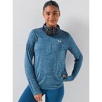 Under Armour Womens Training Tech Twist 1/2 Zip Top - Blue