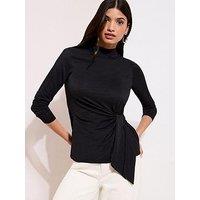 Friends Like These Tie Side Tunic - Black