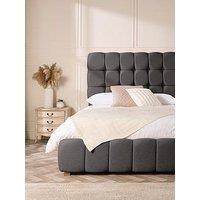 Aspire Amberleigh Ottoman Bed - Charcoal - King
