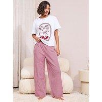Friends Like These Mon Cherie Pj Set - Red