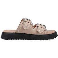 Hush Puppies Christine Mule Sandal-Taupe