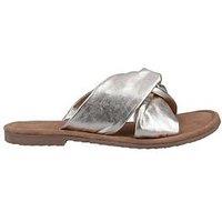 Hush Puppies Amy Wide Fit Sandal-Gold