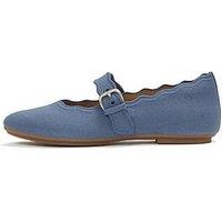 Fitflop Delicato Wave-Edge Canvas Mary Janes