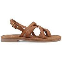 Hush Puppies Hope Wide Fit Sandal-Tan