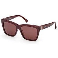 Max Mara Navigator Acetate Sunglasses - Bordeaux