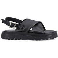 Hush Puppies Lara Sandal-Black/Black