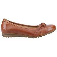 Hush Puppies Lilith Knot Ballerina-Tan