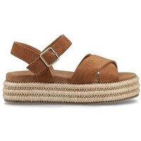 Hush Puppies Rosa Raffia Sandal-Tan