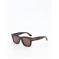 Tom Ford Emma Square Sunglasses - Dark Havana