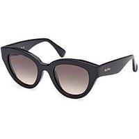 Max Mara Glimpse Cat Eye Sunglasses - Black