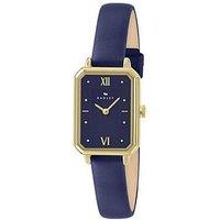 Radley Dawes Avenue Gold Plated Case Ink Leather Strap Watch