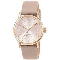Radley Rose Gold Plated Case Pink Leather Strap Watch